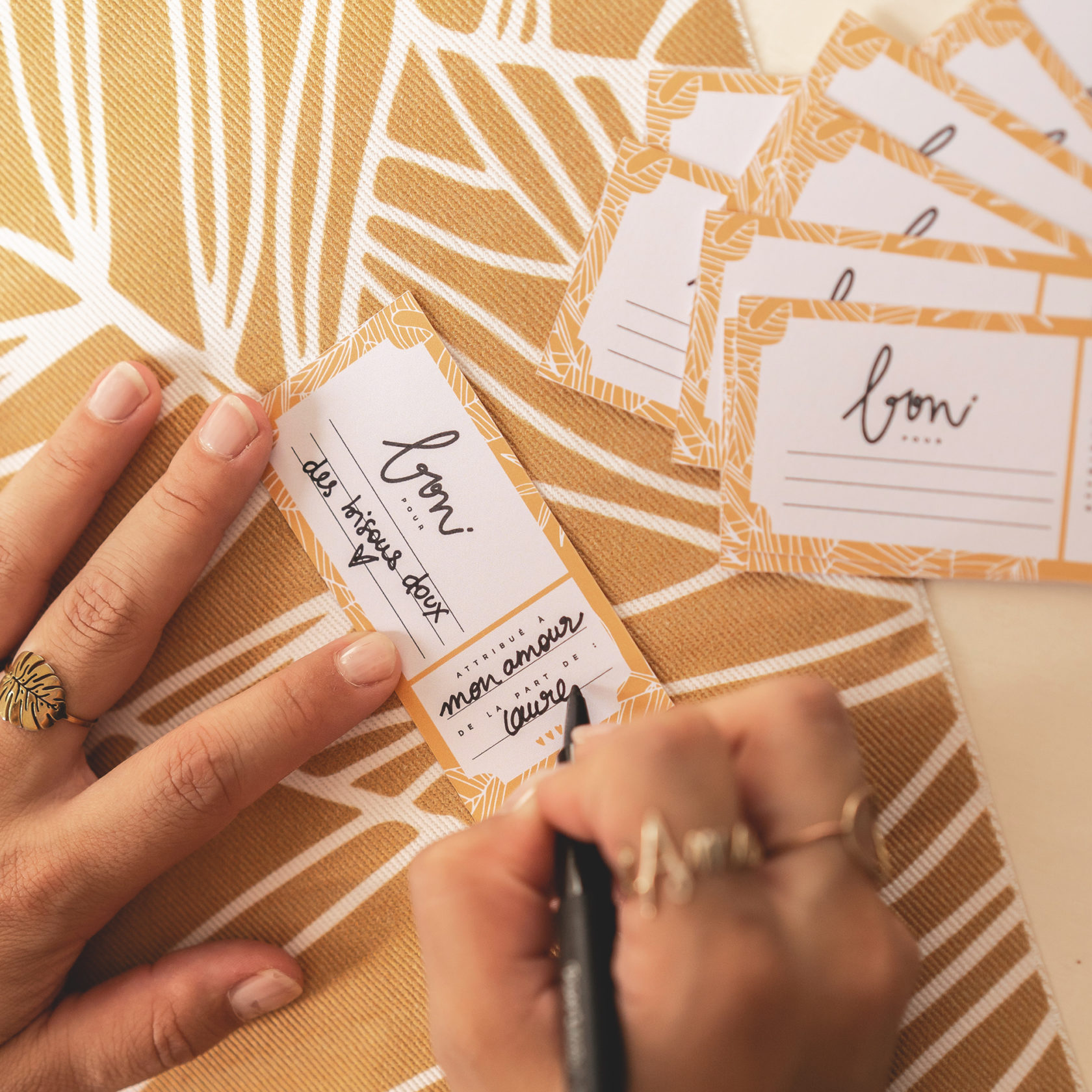 Planche de 12 “Bon pour” — à imprimer